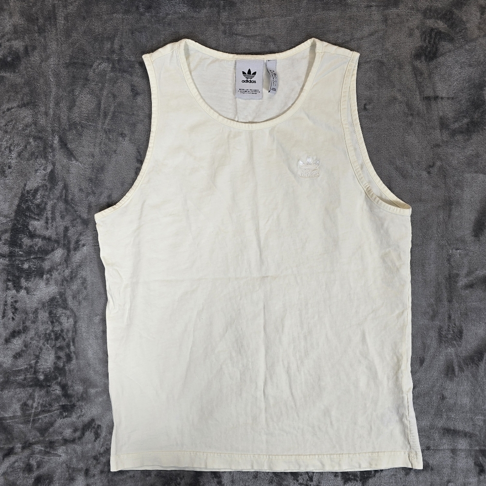 Adidas Original Trefoil Essential Tank Top Sleeveless Muscle Shirt Size Small
